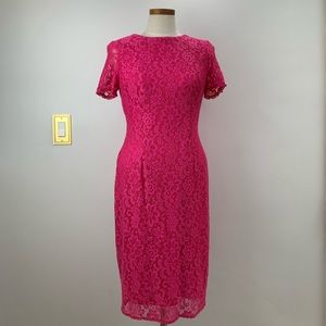 Pink Lace Dress